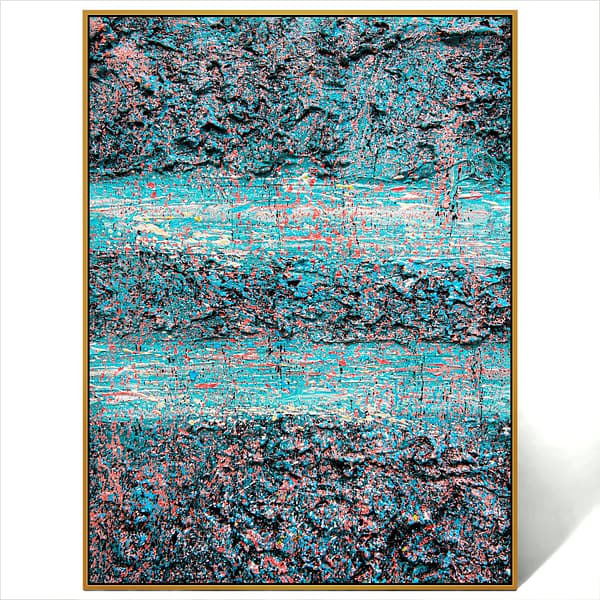 abstract texture painting on canvas