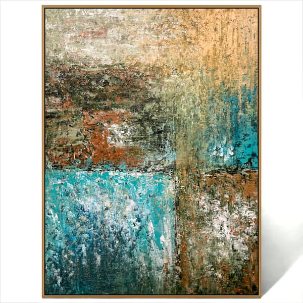 abstract textured art painting