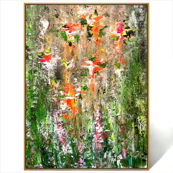 abstract colorful art canvas