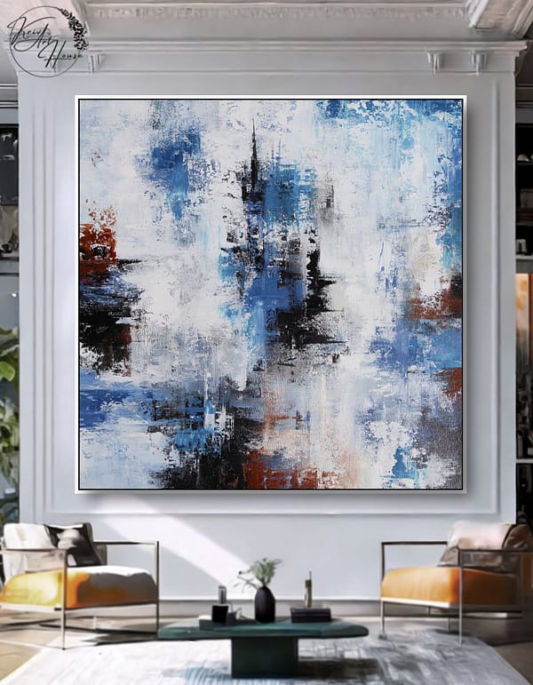 abstract painting for bedroom