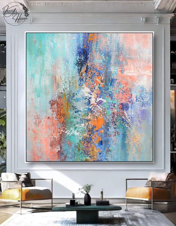 Painting abstract colorful