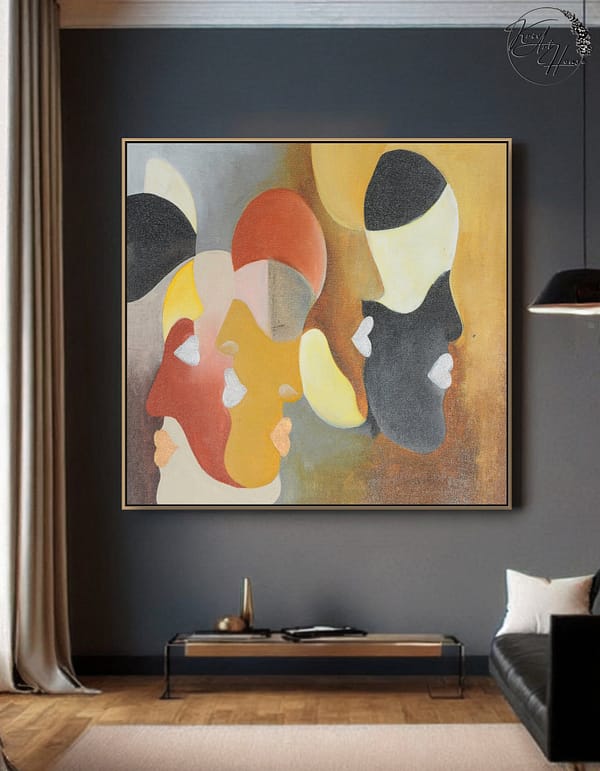 abstract decor wall painting