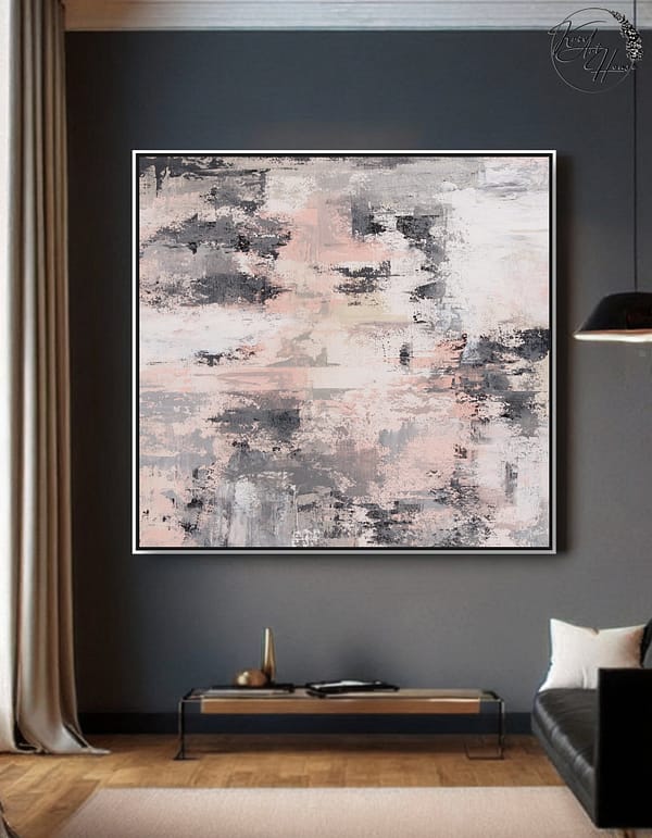 beige abstract brown painting