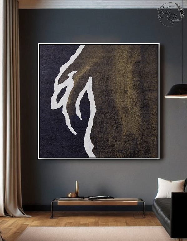 abstract canvas painting