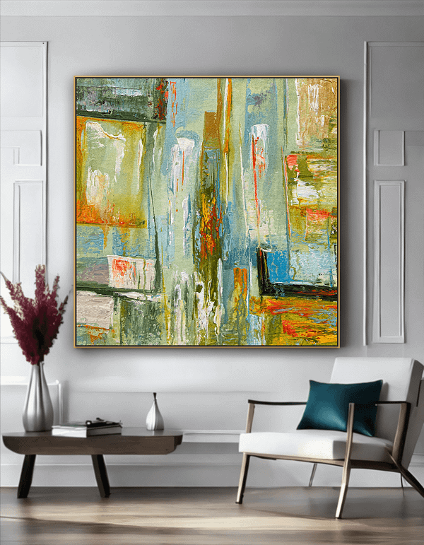 abstract canvas wall art