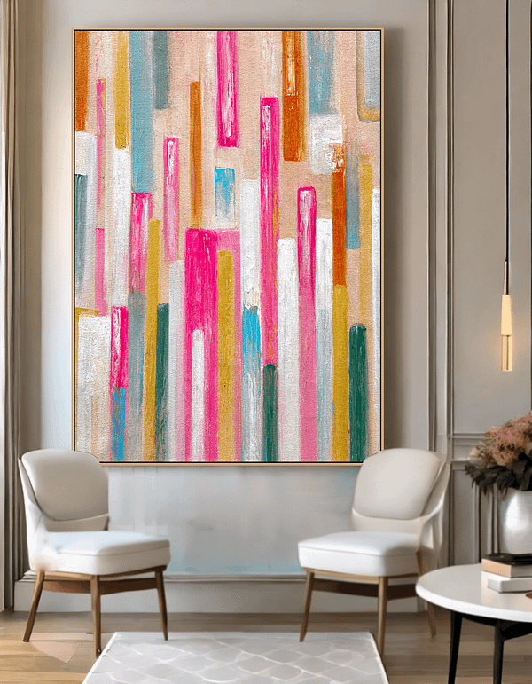 abstract geometric wall art