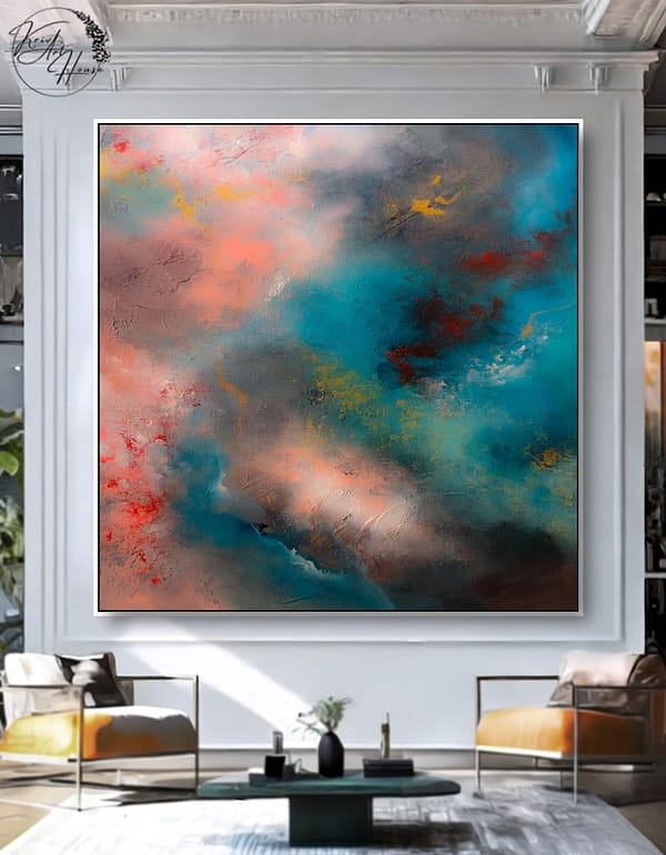 abstract decor wall painting