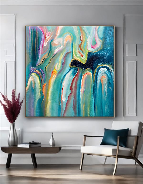 canvas colorful painting