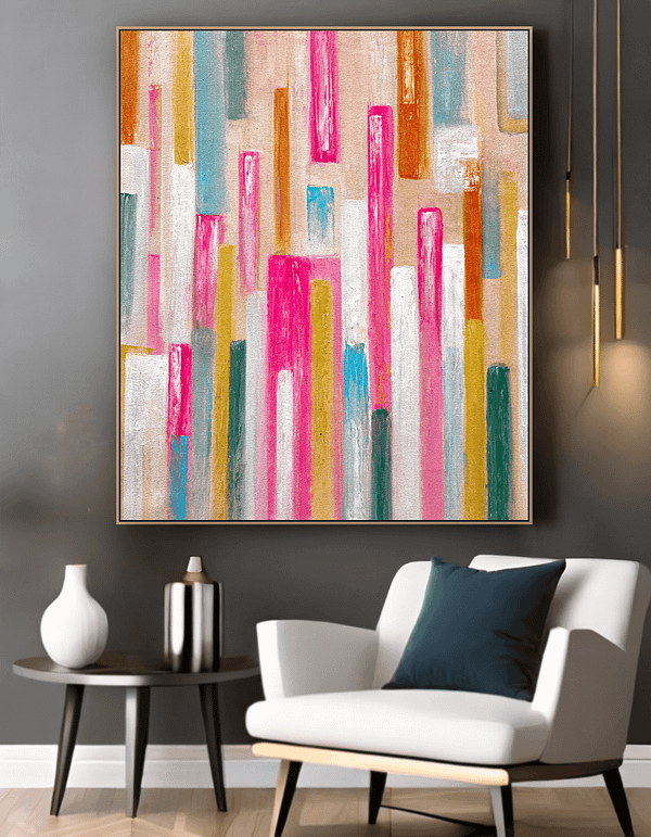 abstract wall art painting