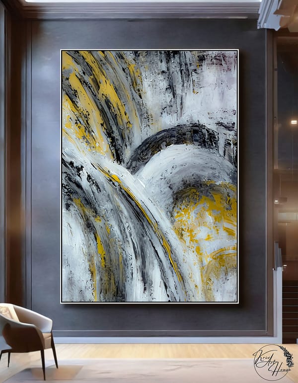 abstract decor wall painting