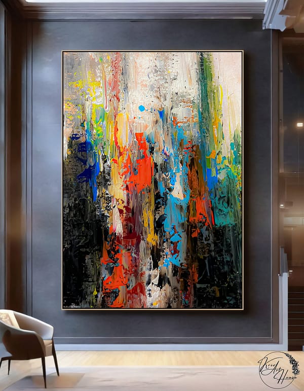 abstract painting oversized wall art