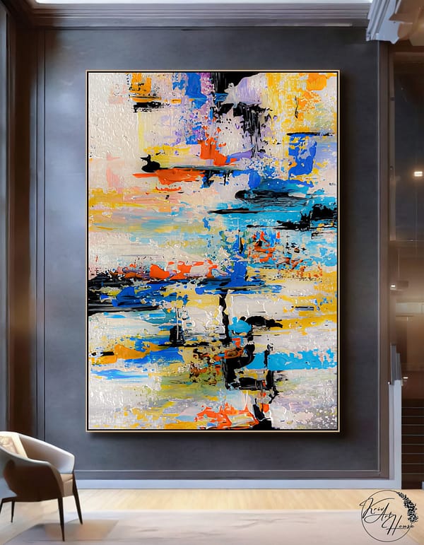 abstract art large painting