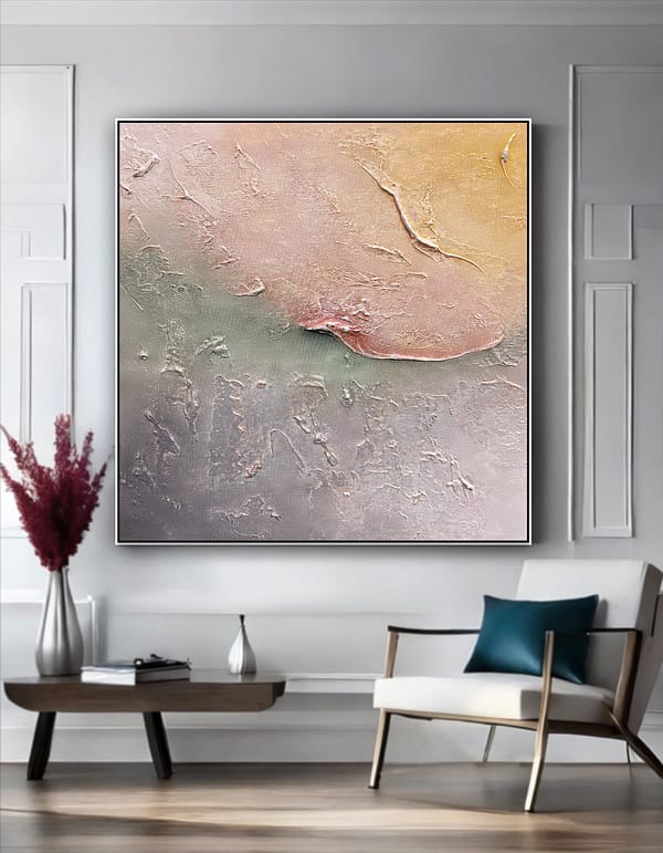 large abstract painting