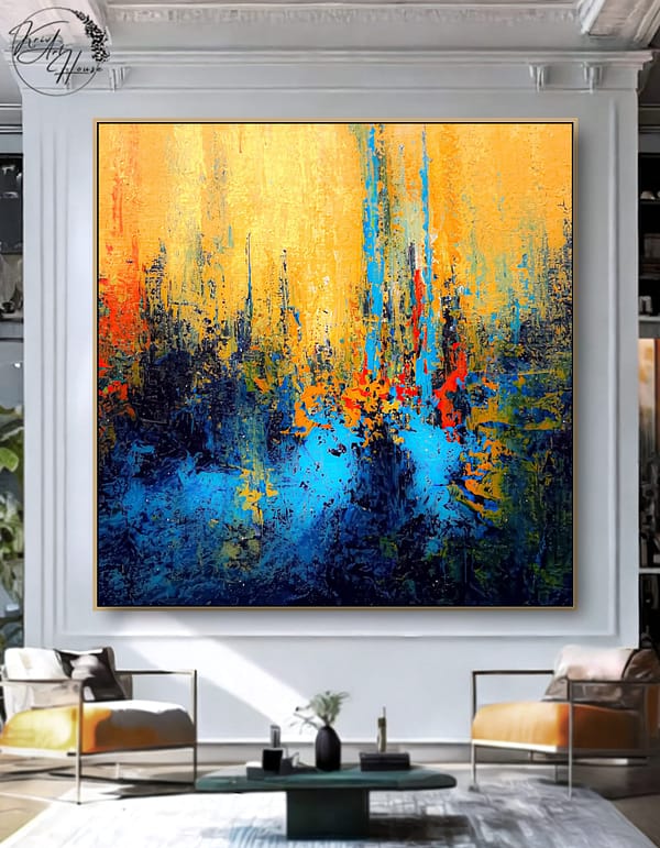 abstract oil painting