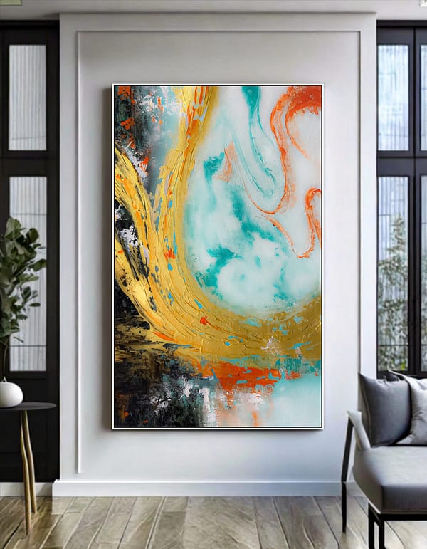 multi color abstract art