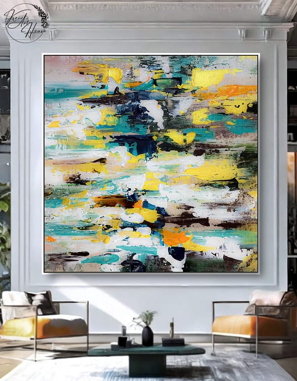 abstract painting for bedroom