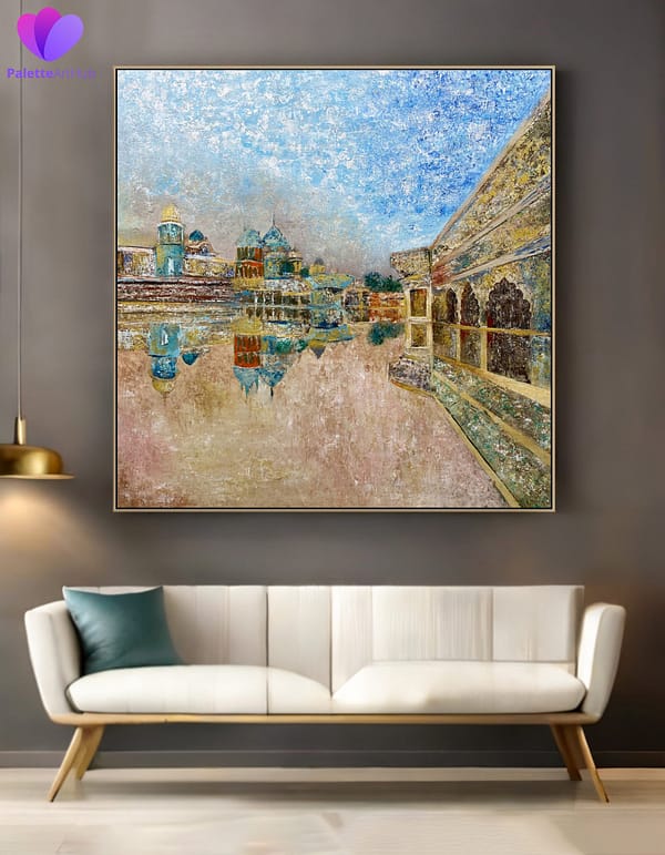 abstract painting for bedroom