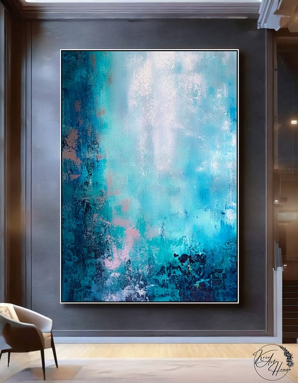oversized abstract painting