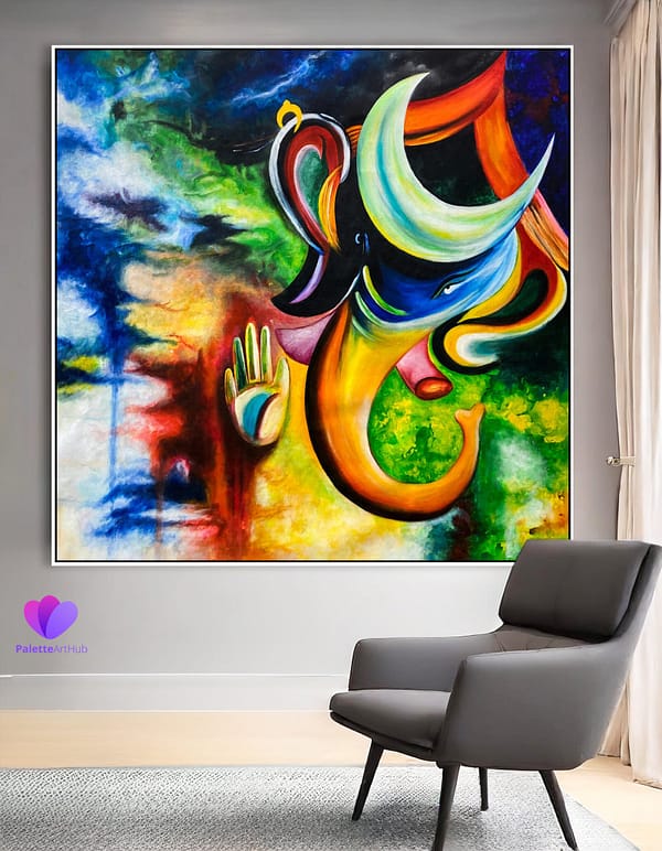 abstract art canvas