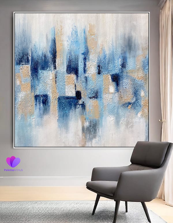 abstract handmade painting