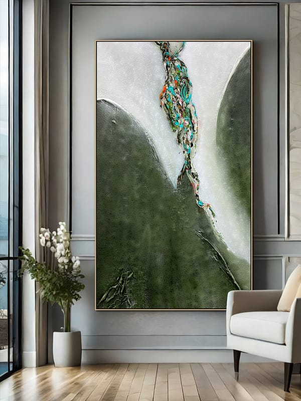 abstract green artwork