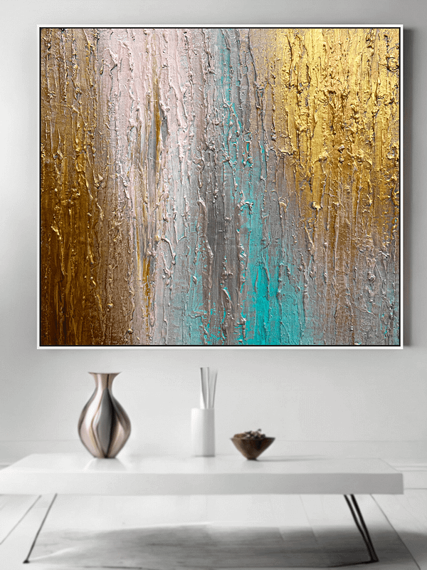 textured wall art painting