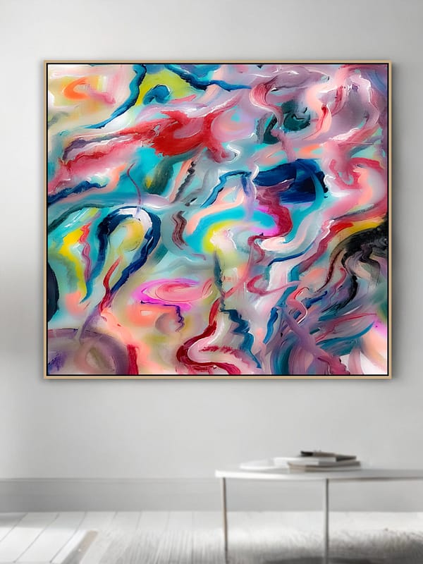 abstract water flow art