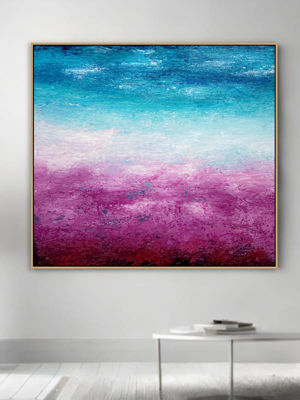large abstract painting