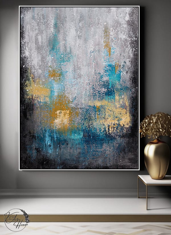 abstract wall art painting