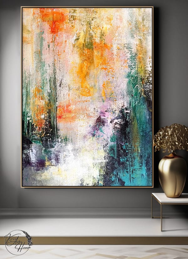 abstract modern art painting