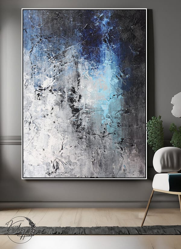 textured abstract painting