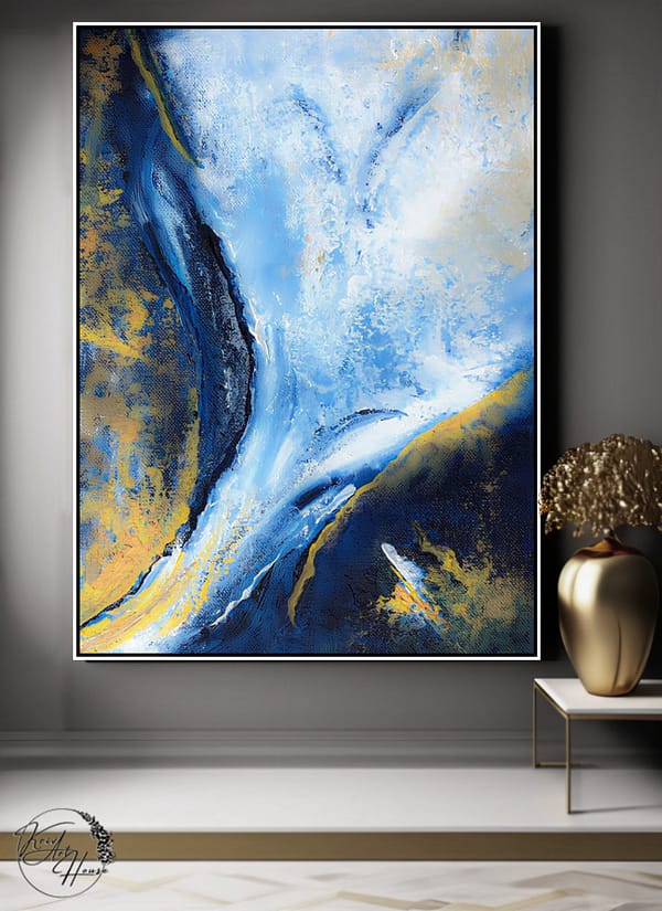 abstract painting canvas