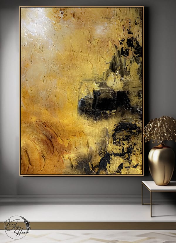 abstract painting hand made