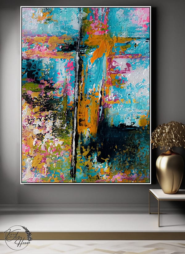 Painting abstract colorful