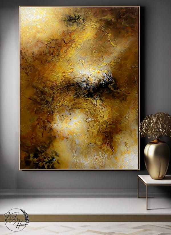 abstract painting hand made