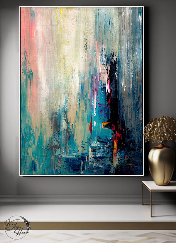 oversized abstract painting