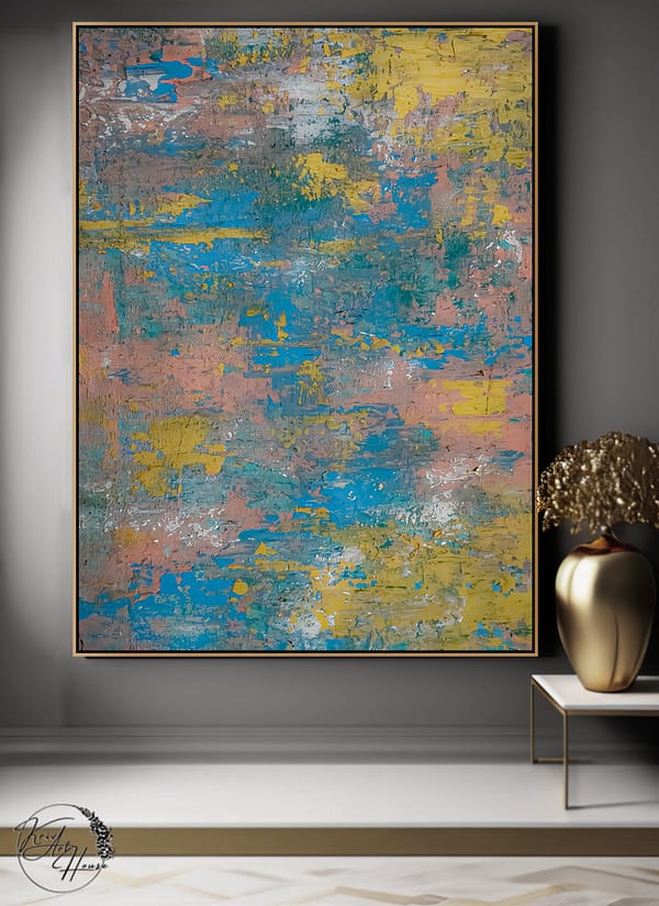 wall art abstract painting canvas