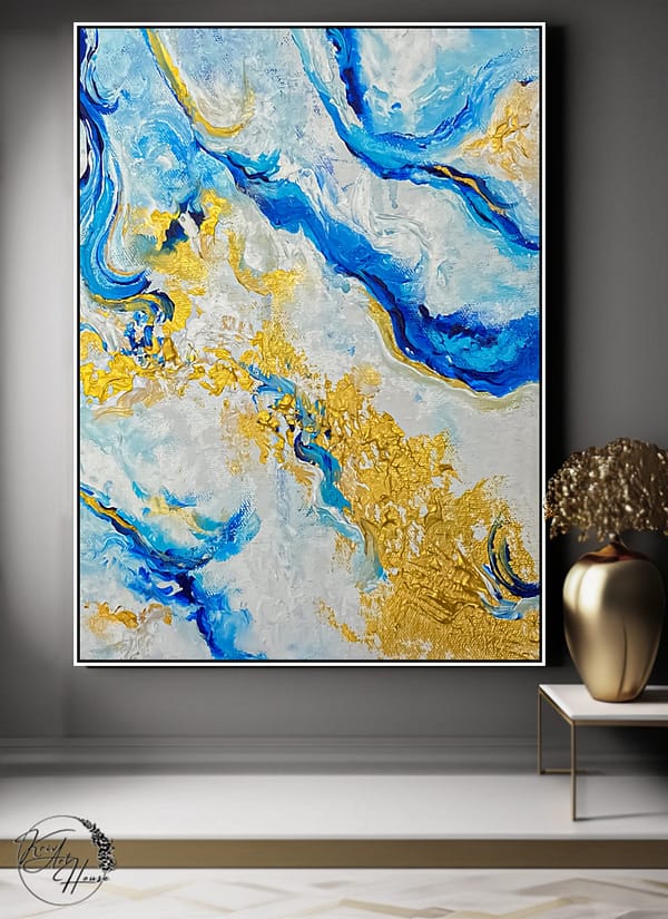 large abstract painting