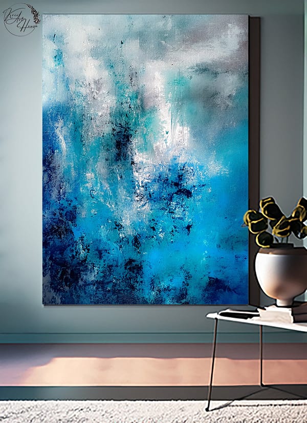 large abstract painting