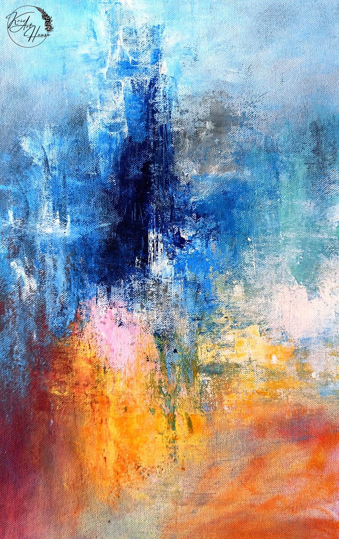 colorful canvas wall art