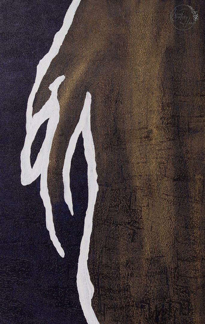 modern artwork on canvas