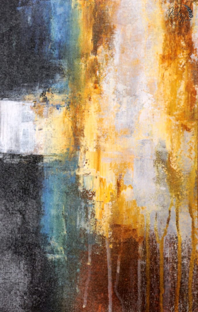 oversized abstract painting