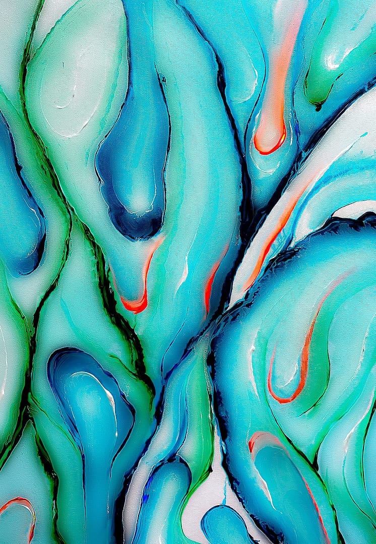 large abstract artwork