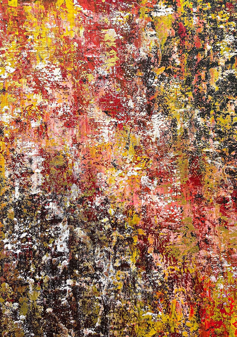 abstract painting hand made