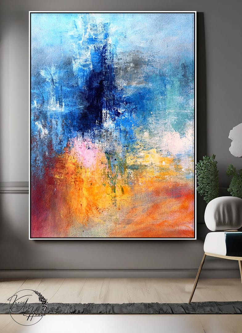 colorful home decor art