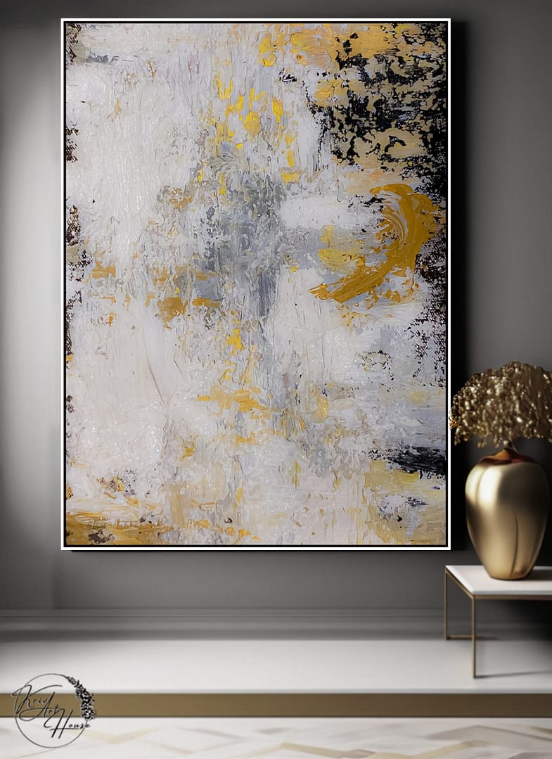 oversized abstract painting