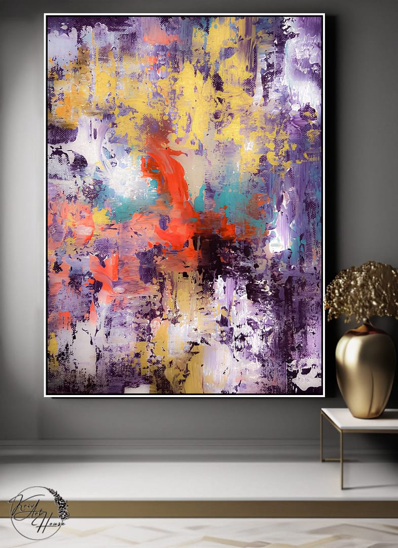 Painting abstract neutral