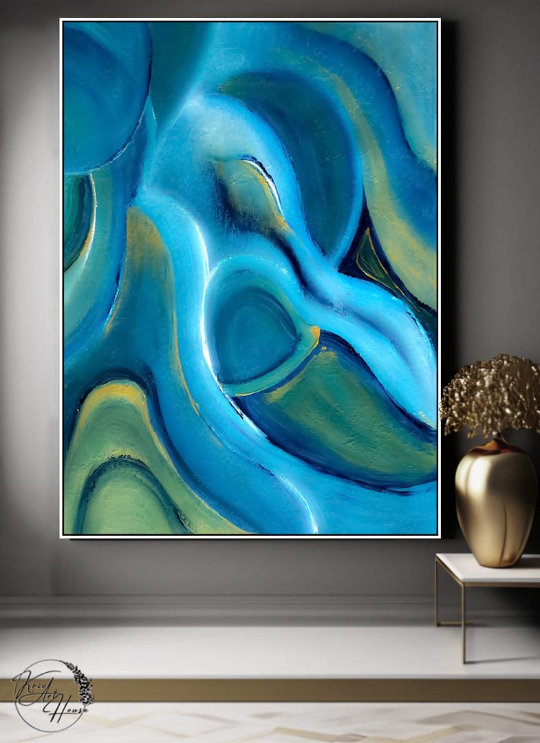 abstract wall art canvas