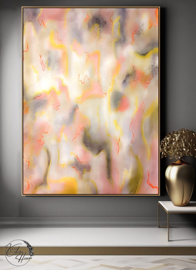 Painting acrylic abstract