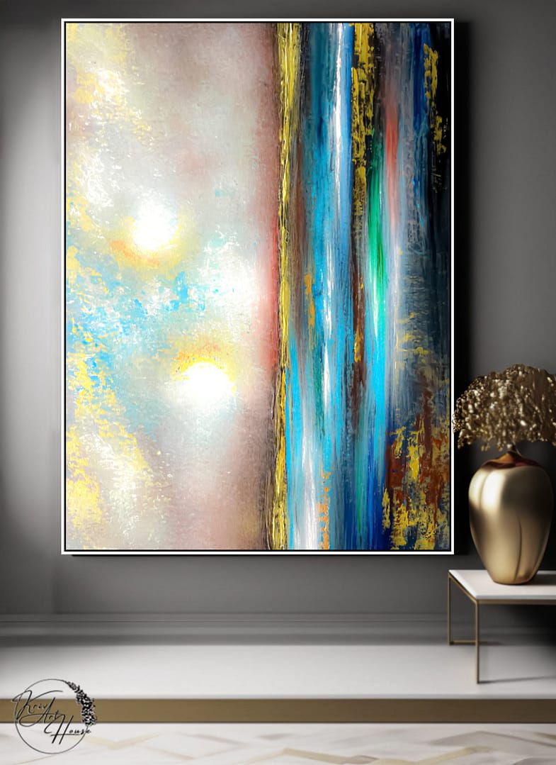 wall art abstract painting canvas